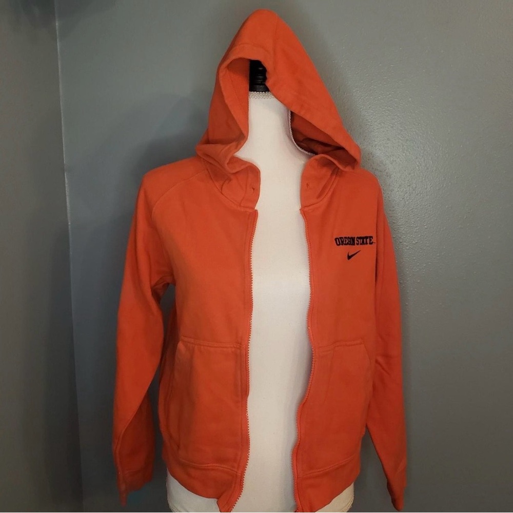Nike Oregon Beavers Orange Zip-Up Hoodie
